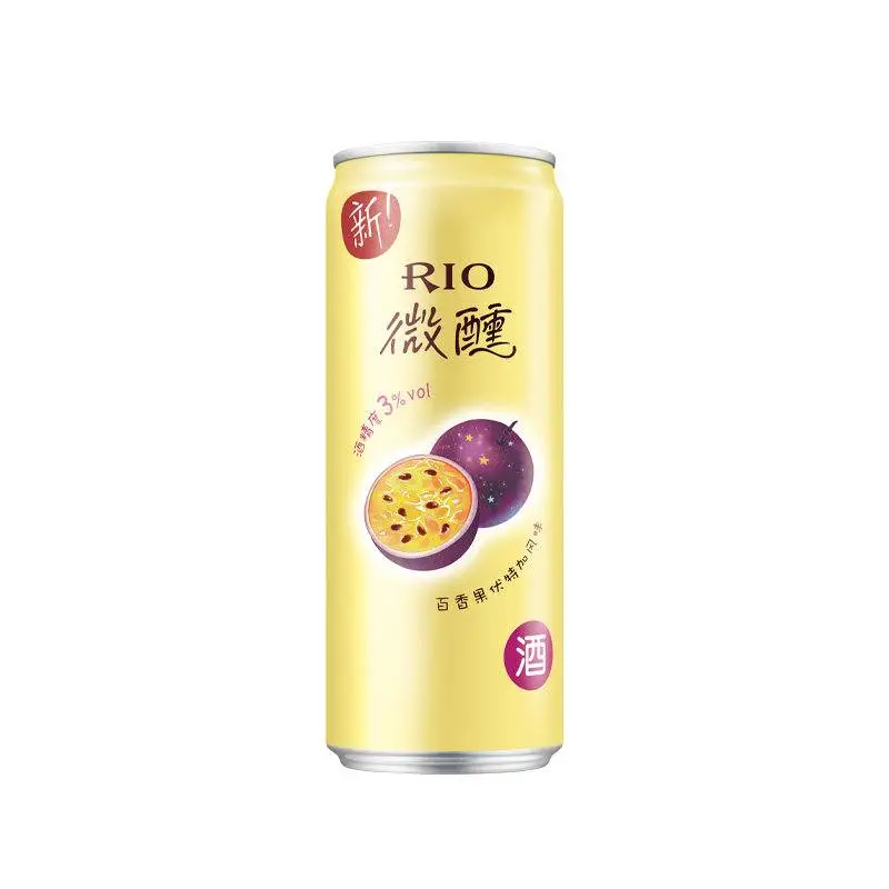 rio锐澳微醺预调鸡尾酒百香果味 330ml/罐