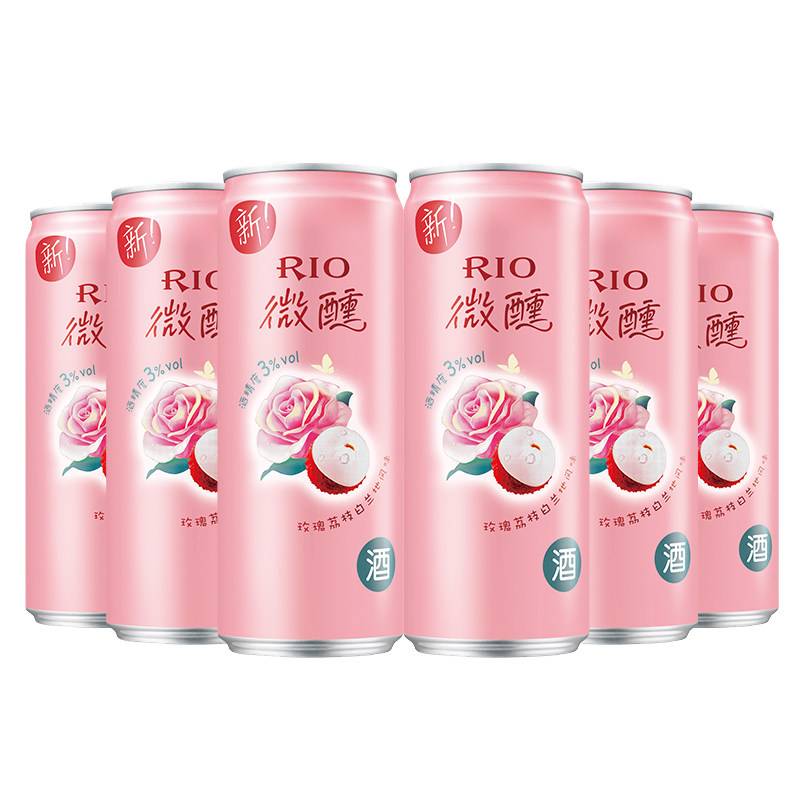 RIO/锐澳微醺玫瑰荔枝鸡尾酒   330ml/瓶