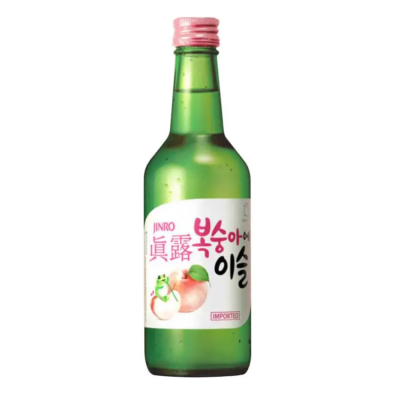 真露桃子味利口酒360ml/瓶 