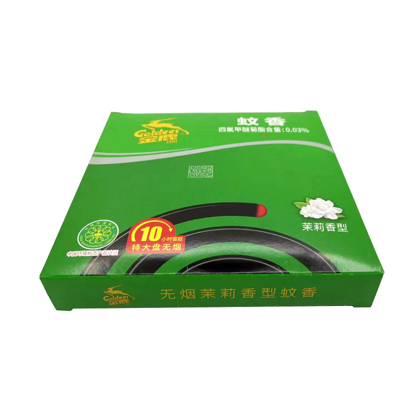 金鹿蚊香大盘无烟茉莉香A003  10圈/盒