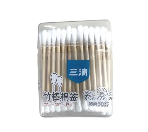 (L)三清优质木棉签200支(盒装)SQ-A035 1/盒