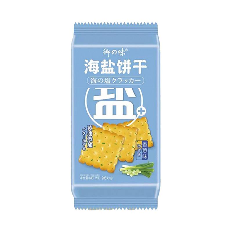 御之味海盐饼干(香葱味)206g 1/包