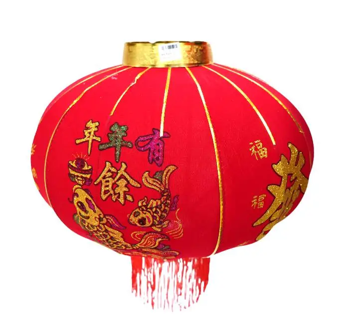 大红灯笼年年有余一个