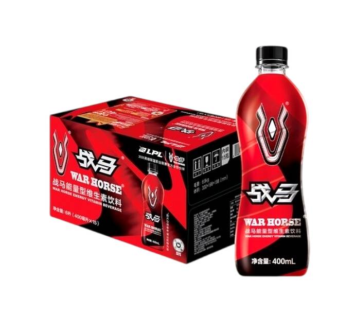 战马能量型维生素饮料410ml/瓶