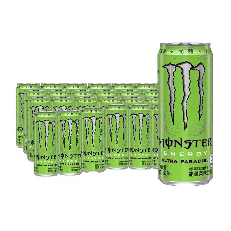 魔爪能量奇异果苹果混合果味饮料330ml/罐