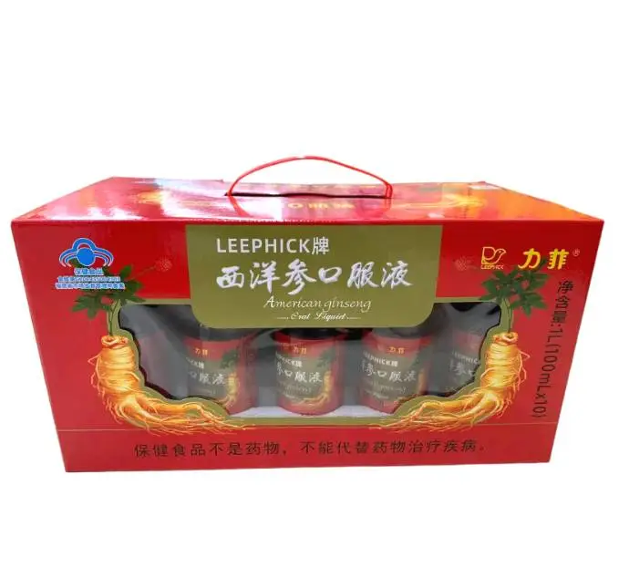 LEEPHICK牌西洋参口服液 100ml*10瓶/件