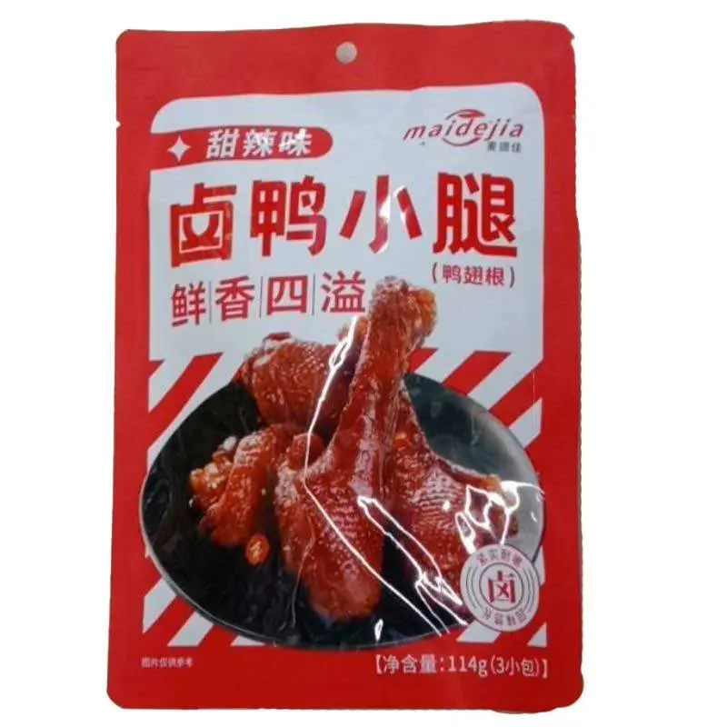 麦德佳卤鸭小腿甜辣味114g 1/包