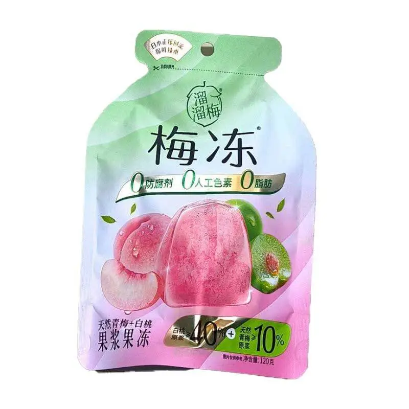 溜溜梅白桃+青梅蒟蒻梅冻120g 1/包