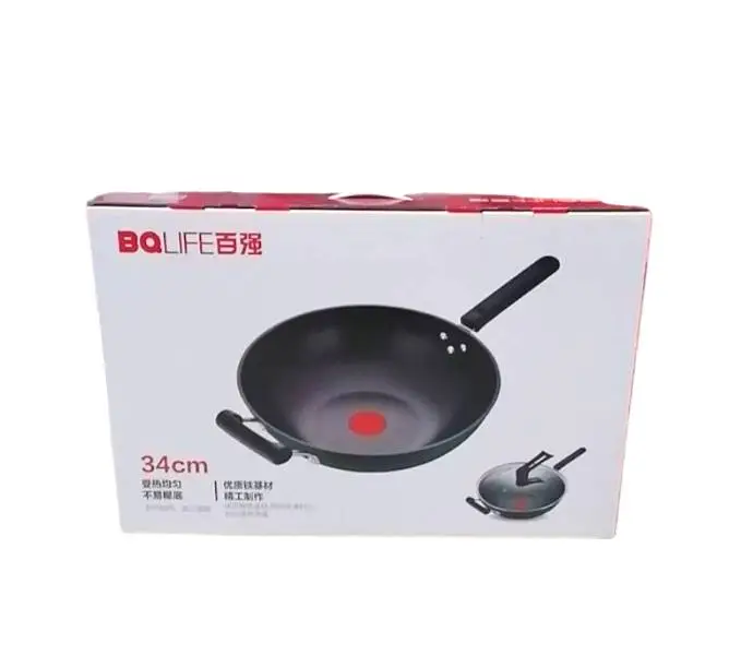 百强易洁不粘炒锅（盒装）34CMBQ-152334BQ-152334 1/盒