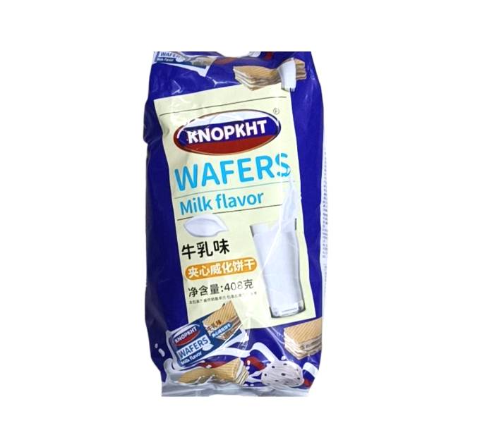 熊三岁牛乳味威化夹心巧克力408g 1/袋