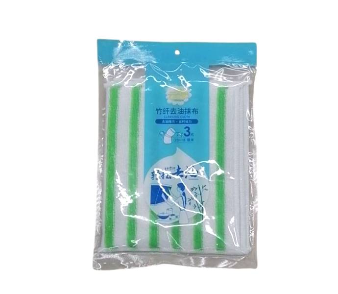 云娜竹纤去油抹布23*18 3片装 2386 1/包