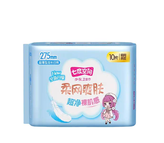七度空间柔网爽肤夜用    275mm*10片