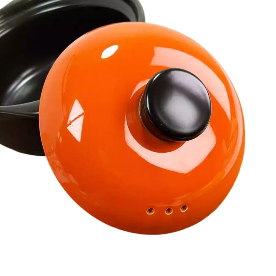 九顺LMT龙满堂2.5L砂锅橙色盖 1/个