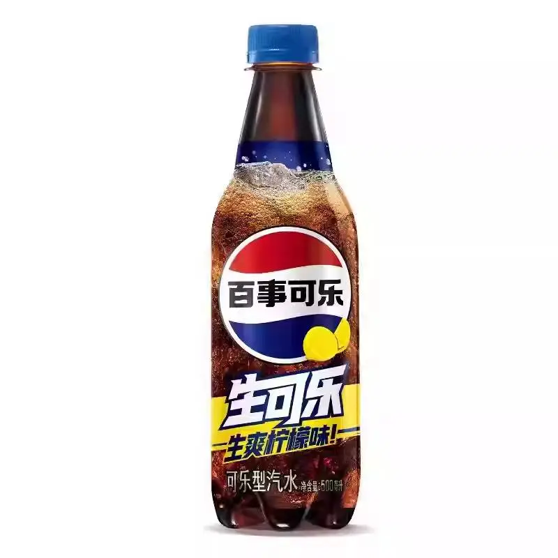 500ml百事柠檬生可乐500ml 1/瓶