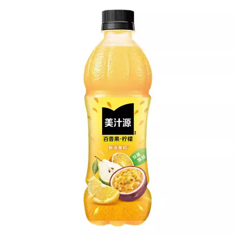美汁源百香果柠檬果汁 450ml 1/瓶