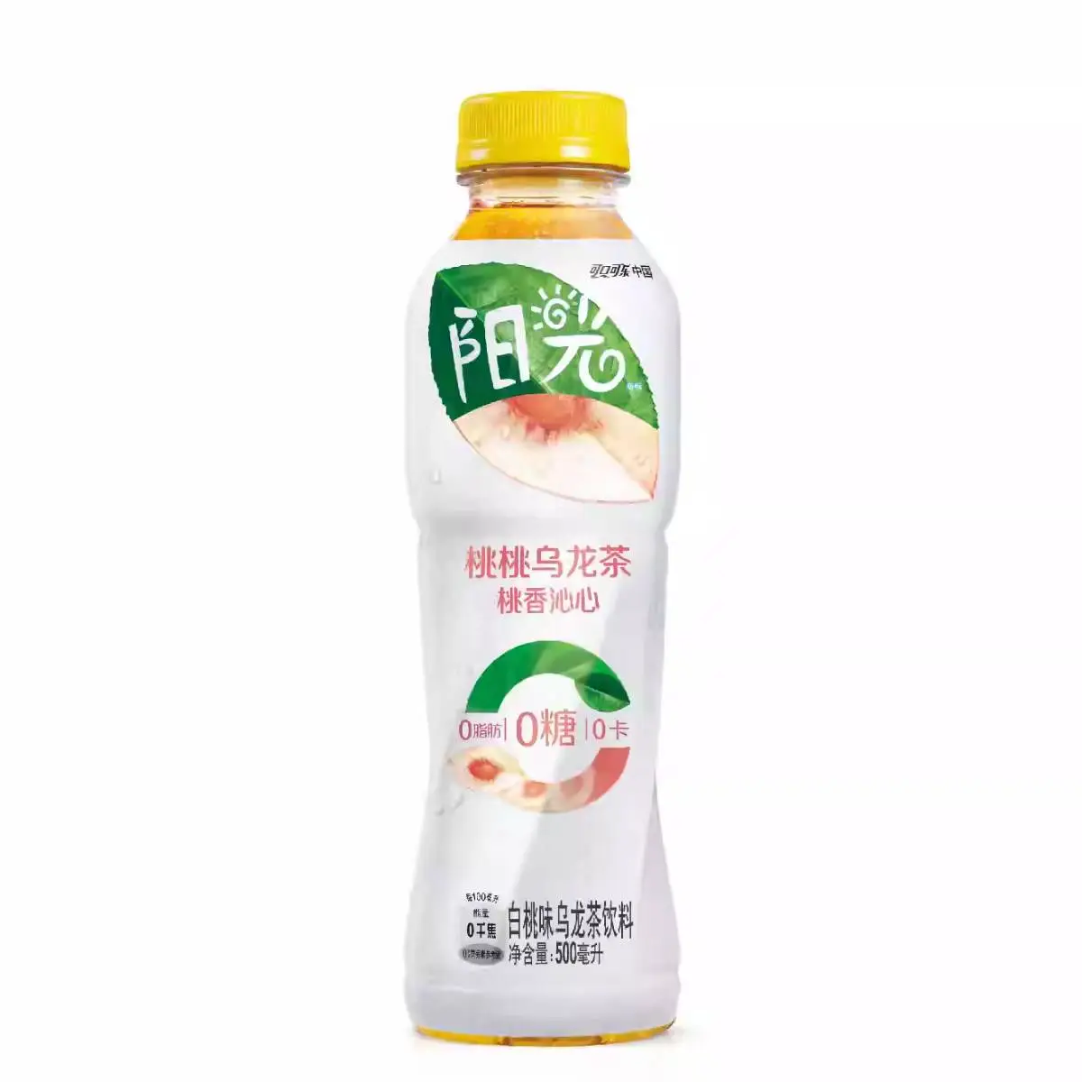 阳光无糖乌龙白桃味茶500ML500ML 1/瓶