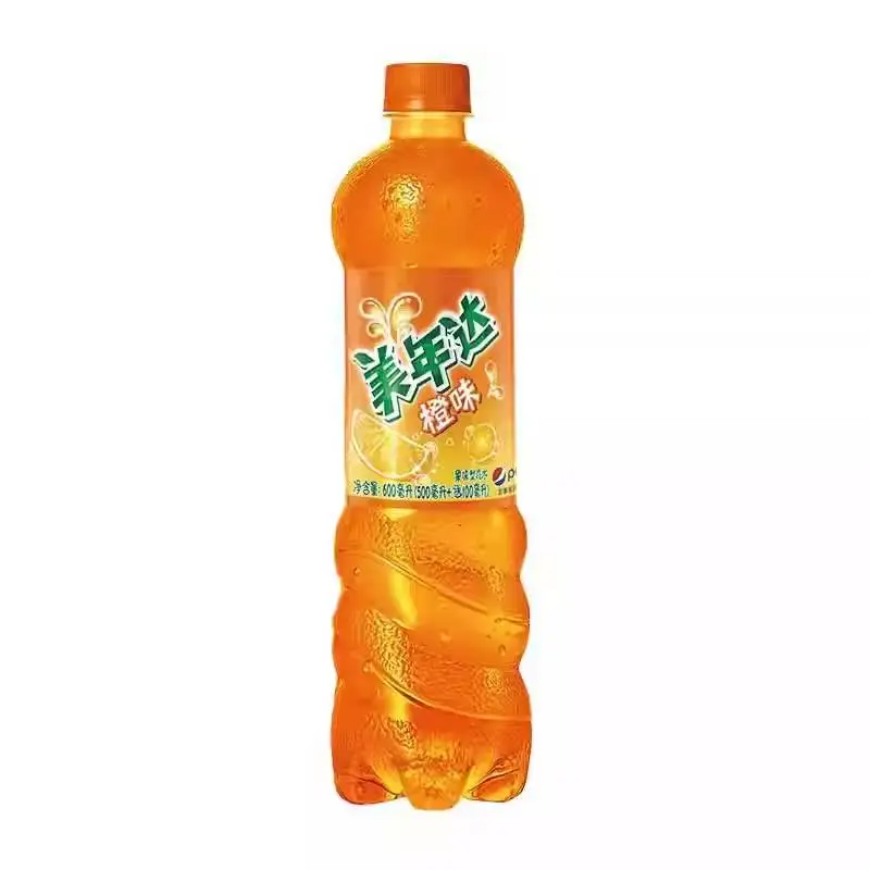 500ml美年达橙味500ml 1/瓶