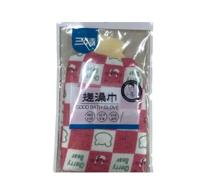 (L)三清爽肤纯色搓澡巾 SQ-1070 1/只