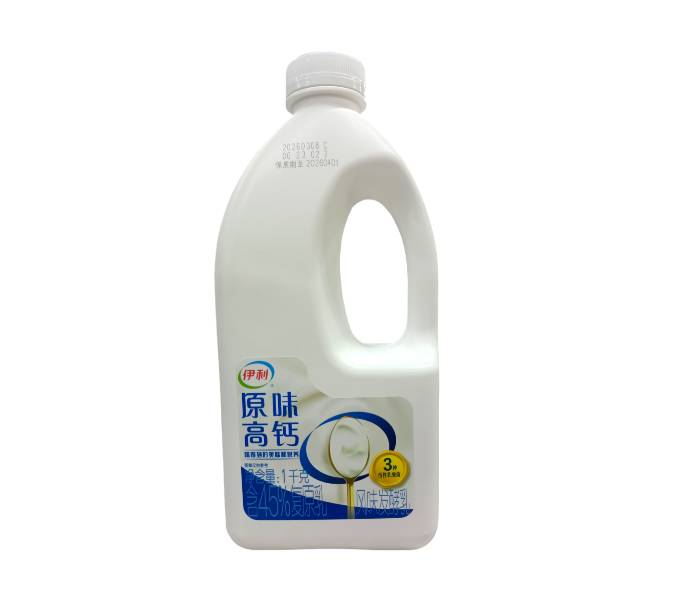 伊利原味高钙风味发酵乳   1kg/瓶 含45%复原乳