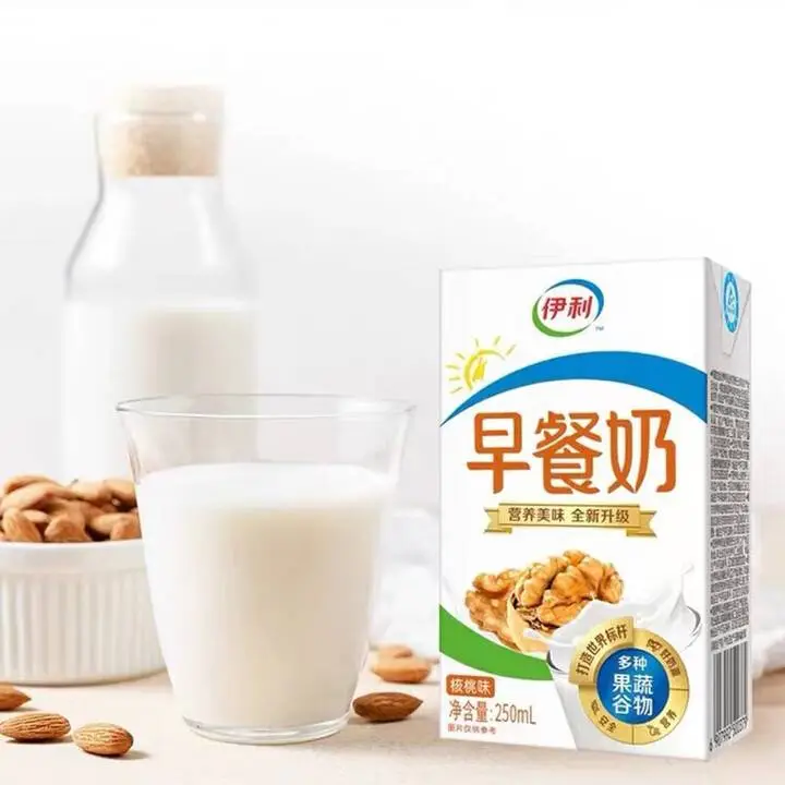 【特价3月产】伊利早餐奶核桃味250ml*24盒 1/箱【箱子可到店兑换5元】