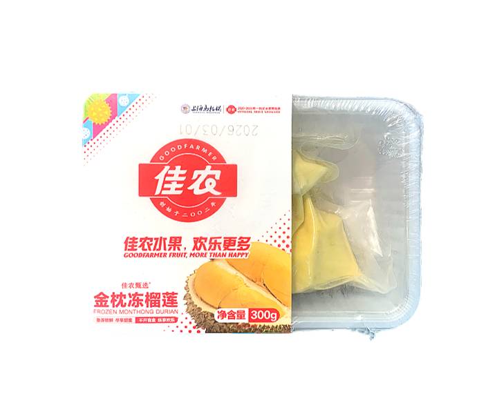 佳农金枕榴莲冷冻有籽    300g/盒