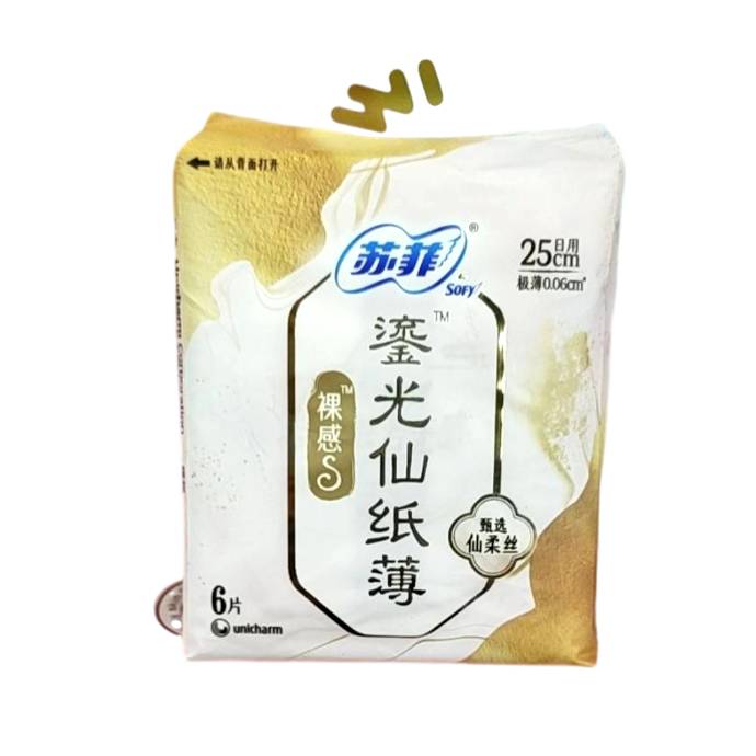 苏菲鎏光纤仙纸薄日用6片装6片 1/包
