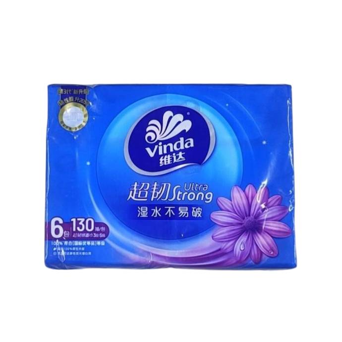 维达超韧系列抽纸三层150抽*6*8（短）150抽 1/包