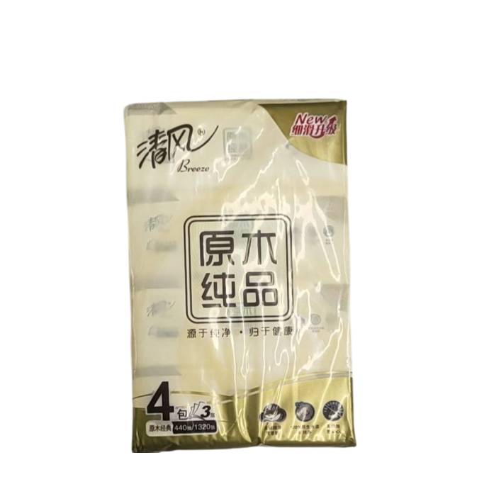 清风原木纯品4包装抽纸 1/提
