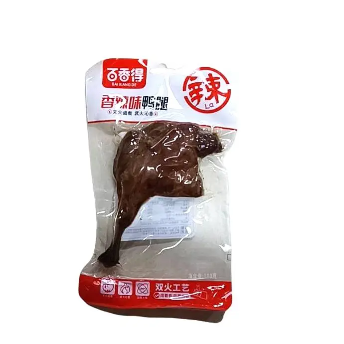百香得100g香辣味鸭腿100g 1/包