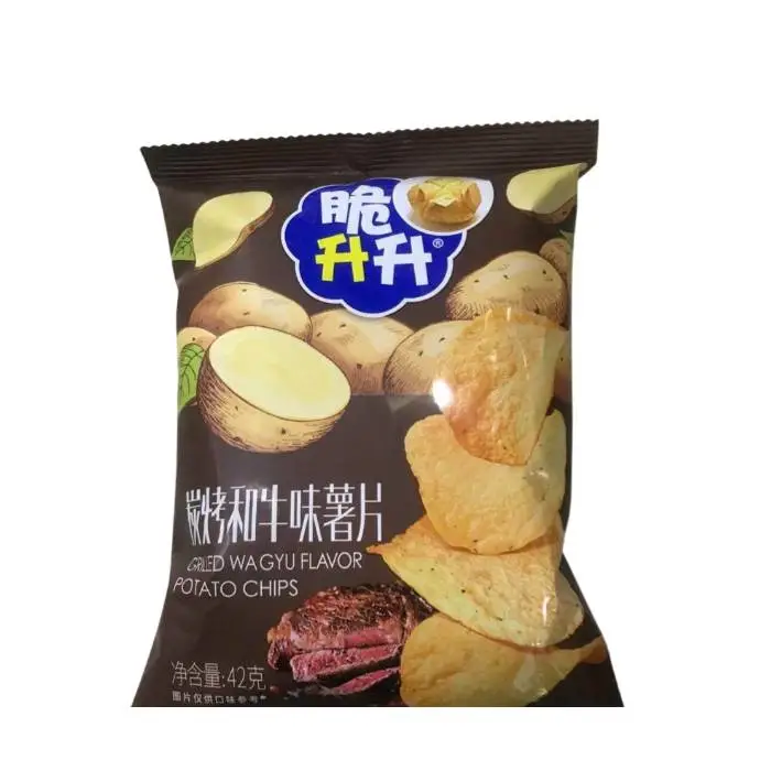 脆升升42g炭烤和牛味薯片42g 1/包