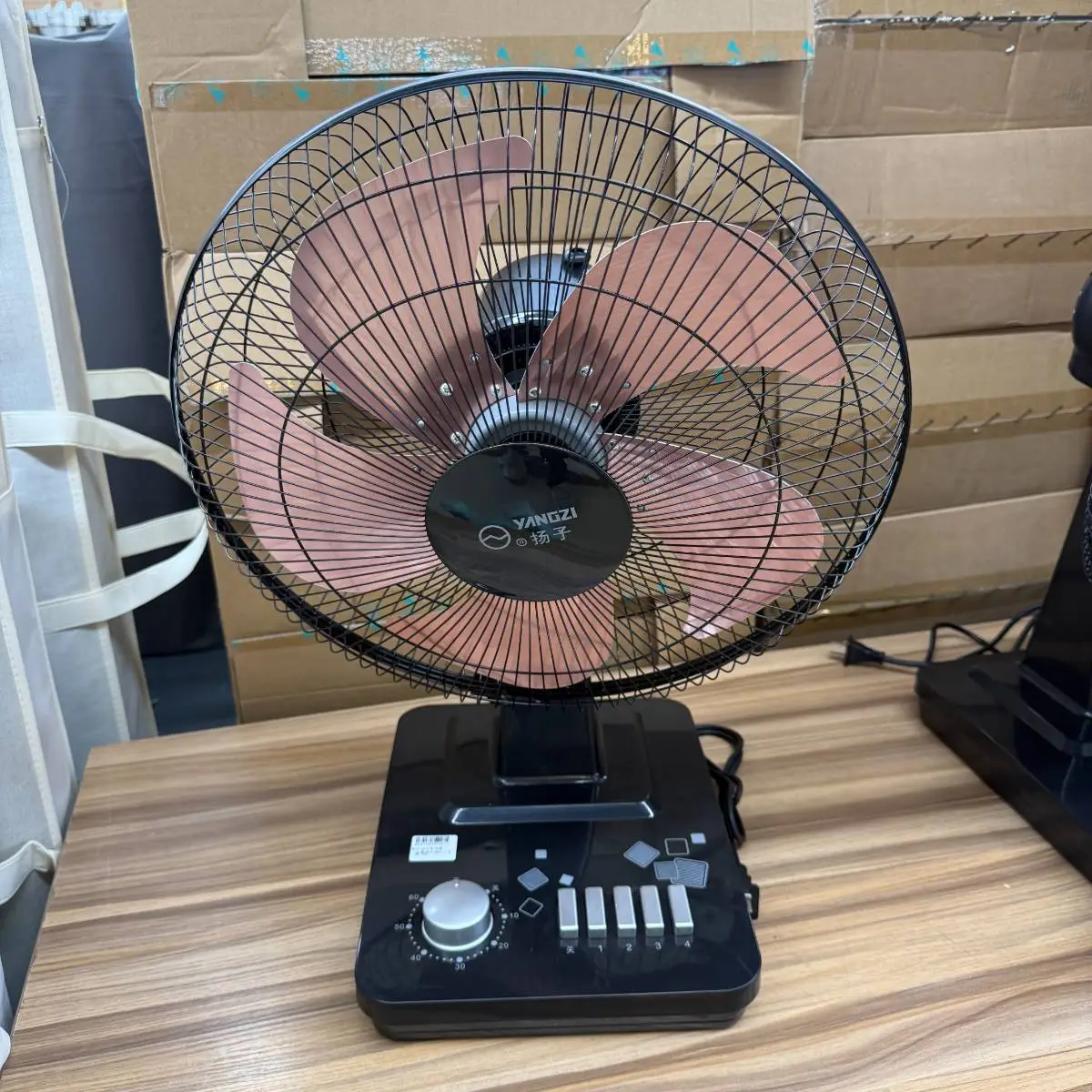 杨子16寸电风扇(台扇黑色铝叶) TF40-29