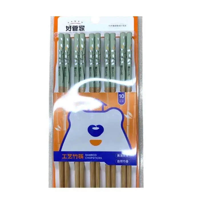 好管家图文竹筷子10双装 34043404 1/包