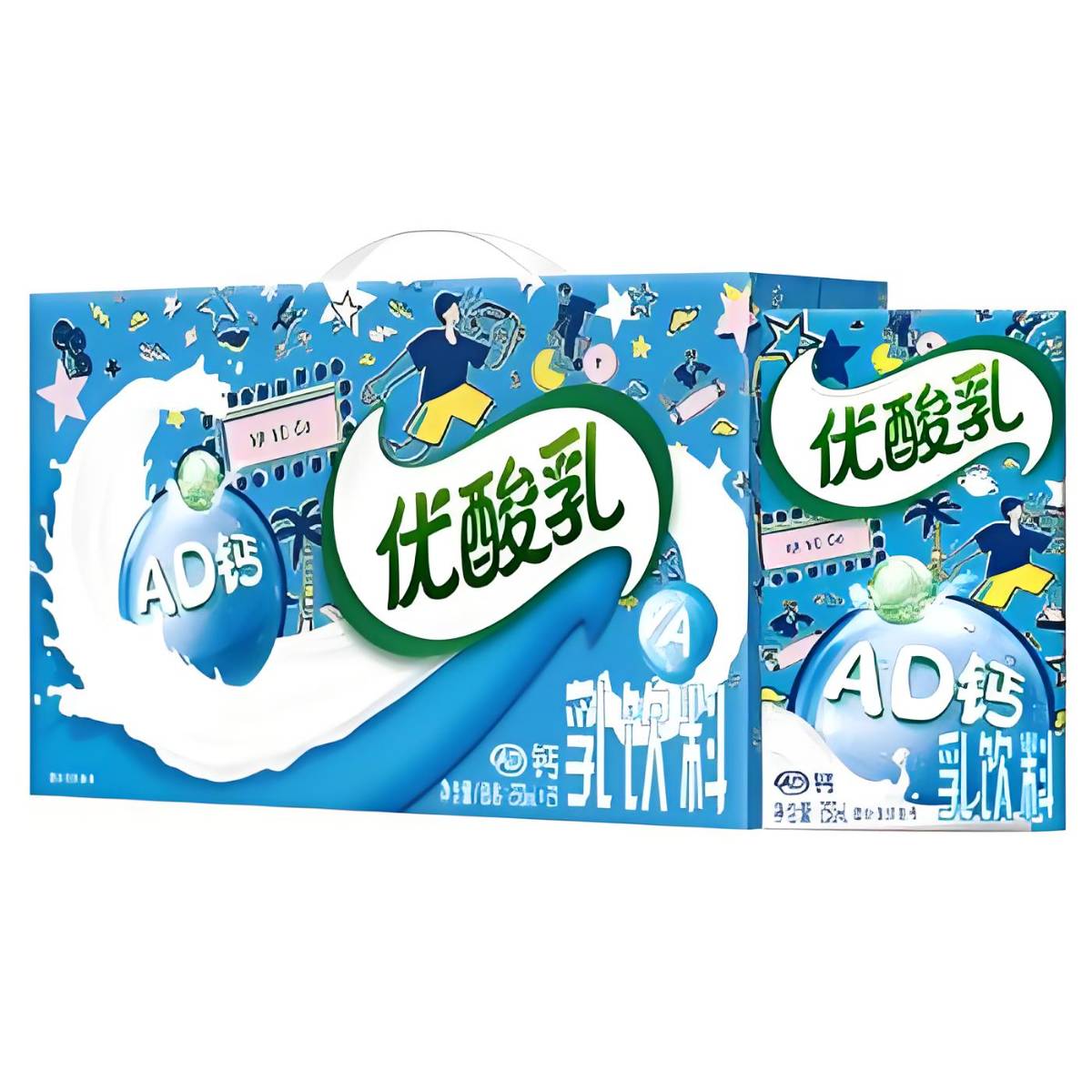 【特价3月产】伊利优酸乳AD钙  250ml*24瓶/件