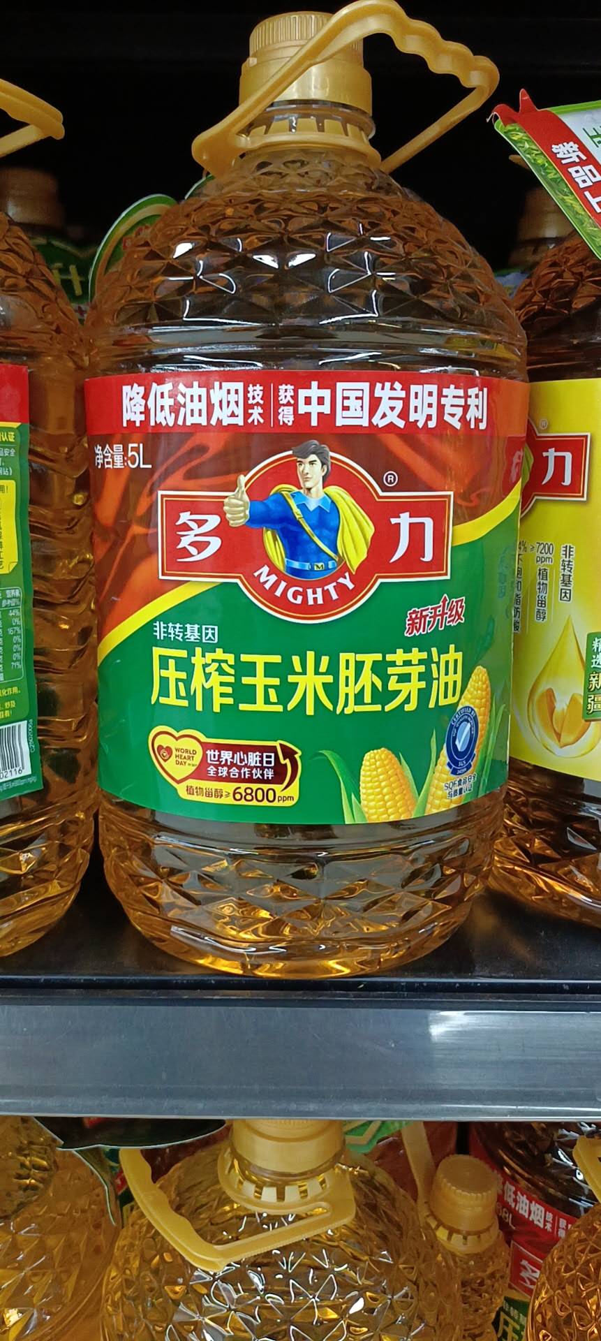 多力压榨玉米油5L 1/个