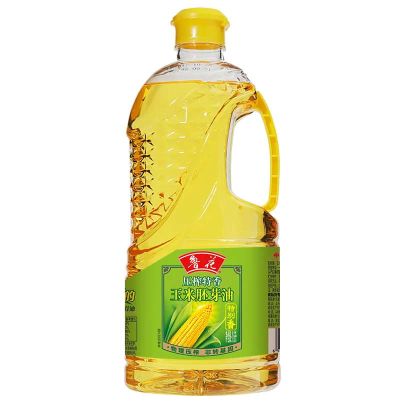 鲁花物理压榨玉米胚芽油1.6L 1/瓶