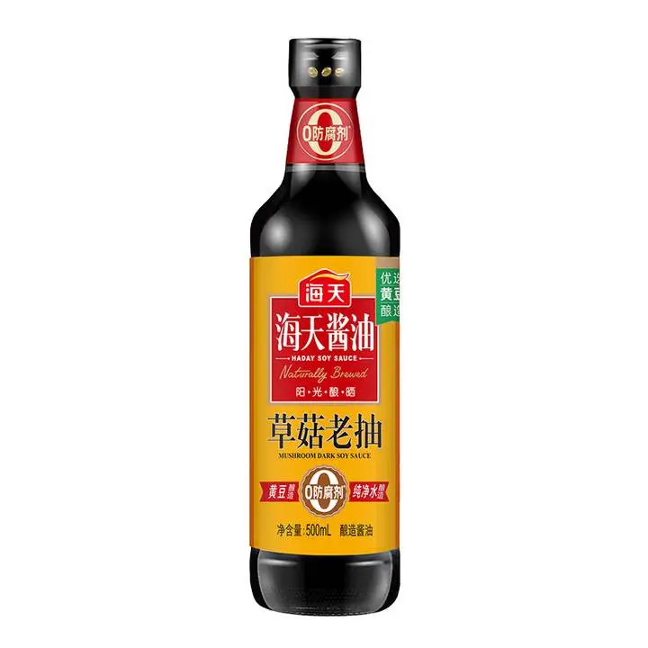 海天草菇老抽500ml 1/瓶