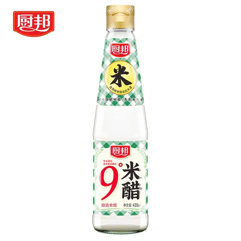 厨邦9°米醋大米酿造食醋 420ml/瓶