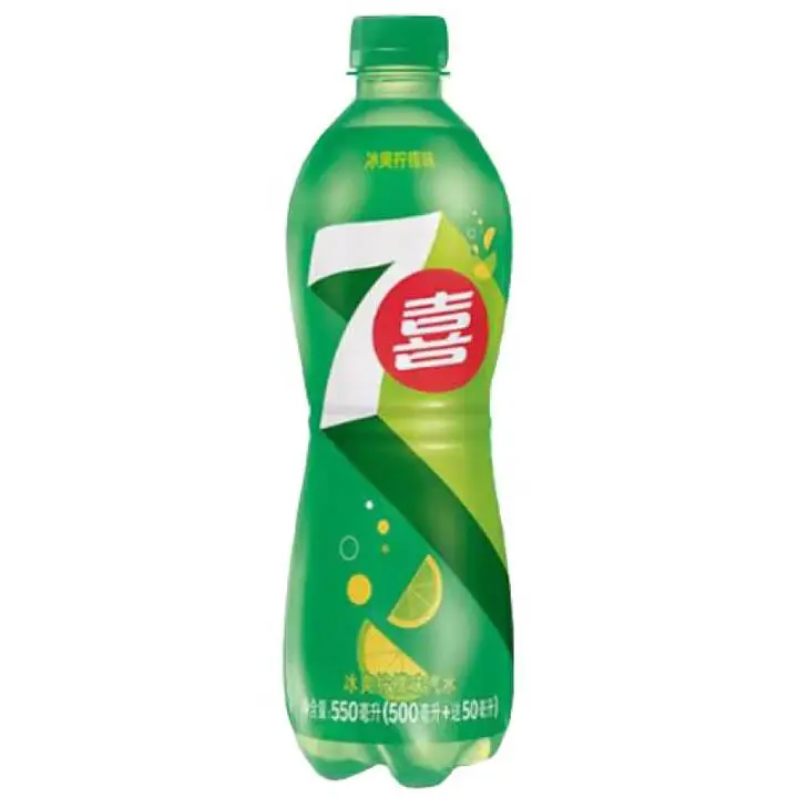 七喜柠檬味汽水500ml 1/瓶