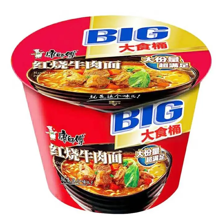 康师傅红烧牛肉面大食桶112.5g 1/桶
