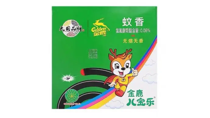 金鹿儿宝乐无香无烟蚊香10盘/盒(新老包装随机发)
