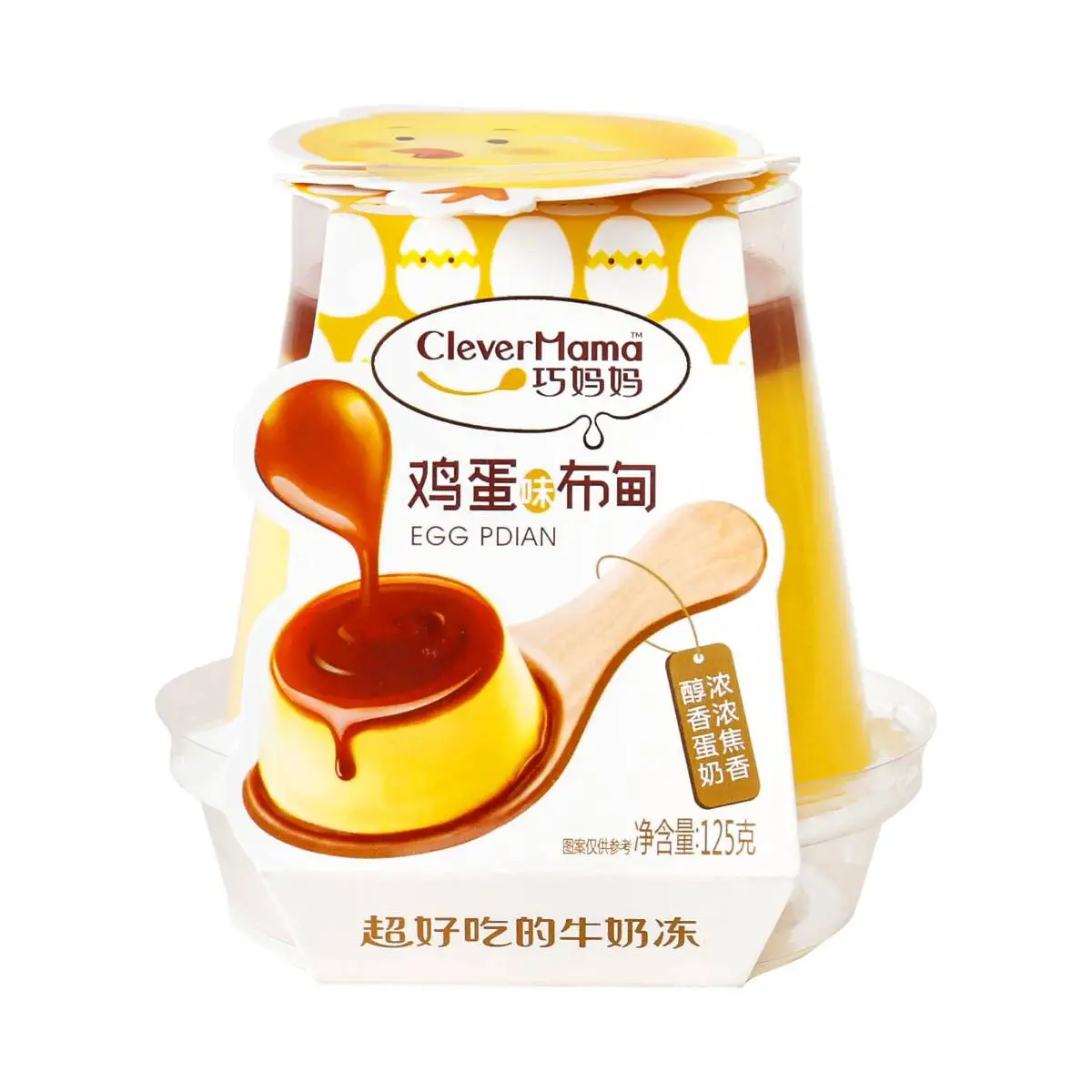 巧妈妈双层鸡蛋布甸焦糖鸡蛋味125g
