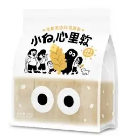 小白心里软全麦无边吐司面包288g