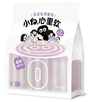 小白心里软无边吐司面包(香芋味)288g