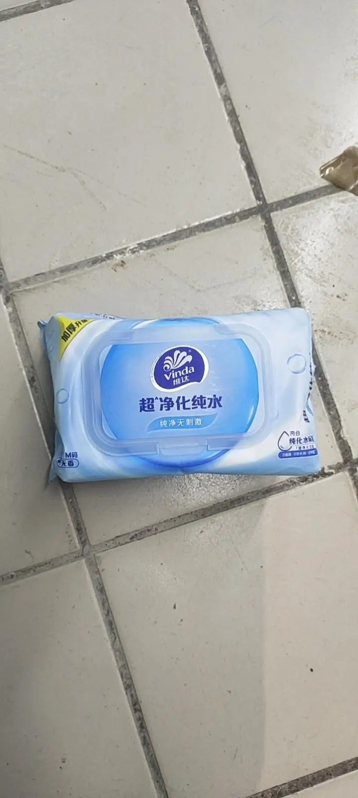 VW1027 维达纯水湿巾80片1X12 1/包