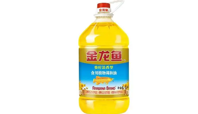金龙鱼葵花籽清香型食用植物调和油5L 1/桶