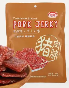 赞香真空猪肉脯孜然味80g