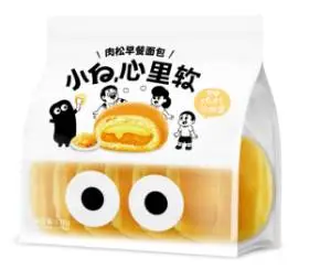 小白心里软肉松早餐面包270g